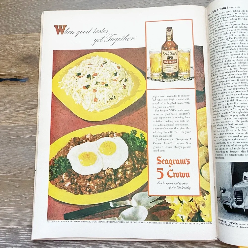1946 LIFE Magazine | Winston Churchill Cover | Vintage Ephemera | Ads